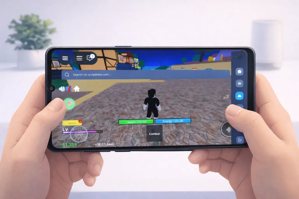 delta executor for VNG running game on an Android phone
