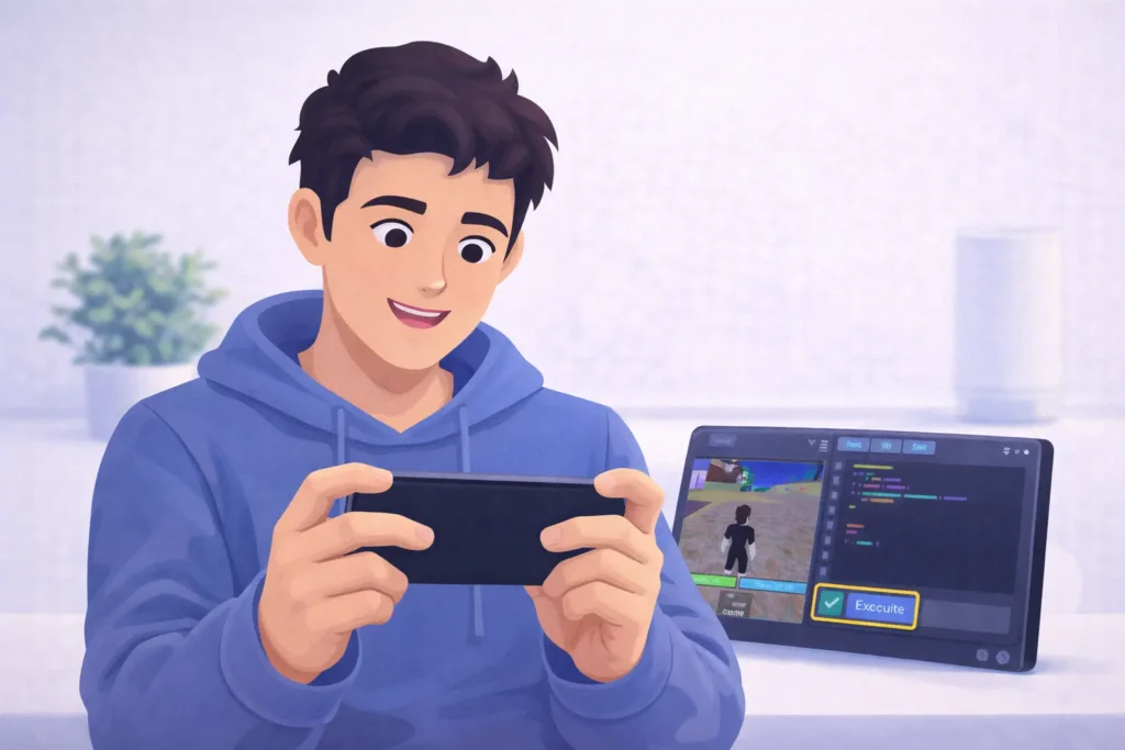 successful gameplay using delta executor for VNG